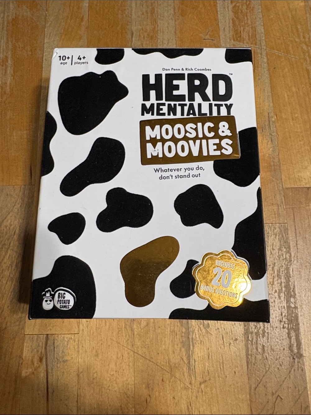 Herd Mentality: Moosic & Moovies Party Game